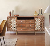 Gharaana Sideboards Felicity Wooden 70" Sideboard